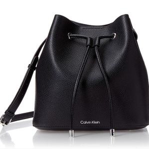 Calvin Klein Black Leather Purse